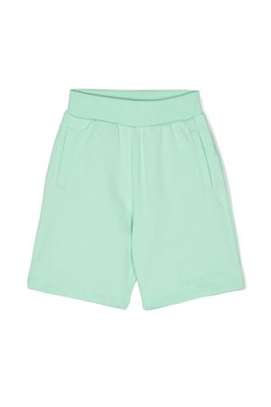 green cotton shorts BALMAIN PARIS KIDS | BU6S29Z175370A